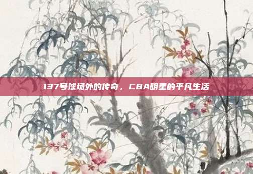 137号球场外的传奇，CBA明星的平凡生活